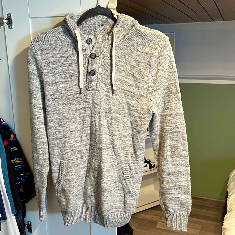 Quarter button up sweater